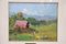 Amedeo Merello, Paesaggio di campagna con contadini, anni '60, Olio su tela, Con cornice, Immagine 7