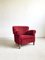 Vintage Danish Armchair in Velour, 1950s 4