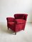 Dänischer Vintage Sessel aus Velours, 1950er 1