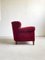 Vintage Danish Armchair in Velour, 1950s 6