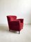 Vintage Danish Armchair in Velour, 1950s 2