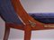 Antique French Empire Chaise Longue in Rich Blue Velvet, France, 1890s 6