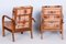 Czech Art Deco Armchairs in Oak by Jindřich Halabala for Up Závody, 1930s, Set of 2 6