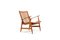 Cane Easy Chair attributed to Ib Kofod-Larsen, 1950s, Image 1