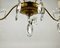 Crystal and Gilt Brass Chandelier, France, 1920s 8