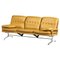 Yellow Leather Sofa in the style of Charles and Ray Eames, Germany, 1960s 1