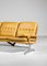 Yellow Leather Sofa in the style of Charles and Ray Eames, Germany, 1960s 16