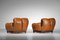 Fauteuils en Cuir Cognac, 1970, Set de 2 14