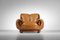 Cognac Leather Armchairs, 1970, Set of 2 11