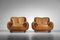 Cognac Leather Armchairs, 1970, Set of 2 10