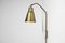 Swedish Adjustable Bracket Wall Lamp in Brass from Bergboms, 1950s, Image 12