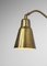 Swedish Adjustable Bracket Wall Lamp in Brass from Bergboms, 1950s, Image 11