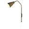 Swedish Adjustable Bracket Wall Lamp in Brass from Bergboms, 1950s 1