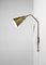 Swedish Adjustable Bracket Wall Lamp in Brass from Bergboms, 1950s 2