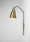 Lámpara de pared sueca ajustable con soporte de latón de Bergboms, años 50, Imagen 10