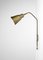 Swedish Adjustable Bracket Wall Lamp in Brass from Bergboms, 1950s 7
