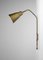 Swedish Adjustable Bracket Wall Lamp in Brass from Bergboms, 1950s 4