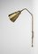 Lámpara de pared sueca ajustable con soporte de latón de Bergboms, años 50, Imagen 9