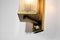 Swedish Wall Lamp in Brass and Glass, 1950s, Image 2