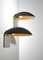 Large Italian Lacquered Metal Sconces in the style of Stilnovo, 1960, Set of 2 4