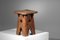 French Folk Art Brutalist Stools, 1950, Set of 2 13