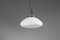 Italian Brass and Opaline Suspension attibuted to Stilnovo, 1950s 8