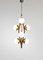 Italian Chandelier in Opaline Glass from Stilnovo, 1960 9