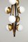 Italian Chandelier in Opaline Glass from Stilnovo, 1960 6