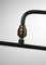 French Wall Lamp in in Black Lacquered Metal, 1950s 11