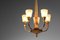 Art Deco Gilded Bronze Chandelier by J. Coduré, 1930s, Image 12