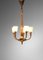 Art Deco Gilded Bronze Chandelier by J. Coduré, 1930s, Image 17