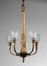 Art Deco Gilded Bronze Chandelier by J. Coduré, 1930s, Image 4