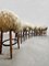 Vintage Sheepskin Bar Stools, 1960s, Set of 2 2