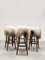 Vintage Sheepskin Bar Stools, 1960s, Set of 2, Image 3