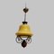Lámpara colgante Bell vintage de vidrio, Imagen 1