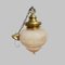 Vintage Ceiling Light in Glass & Brass, Image 1