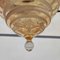 Vintage Ceiling Light in Glass & Brass, Image 5
