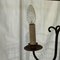 Lámpara de araña vintage de metal bañado en latón, Imagen 2