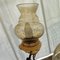 Lámpara de araña de cerámica con detalles de vidrio serigrafiado, años 60, Imagen 4