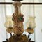 Lámpara de araña de cerámica con detalles de vidrio serigrafiado, años 60, Imagen 2