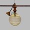 Vintage Ceiling Light in Glass, 1970s, Image 1