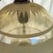 Lámpara de techo vintage de vidrio, años 70, Imagen 3