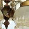 Lámpara de araña de madera, metal y vidrio, Imagen 10