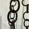 Lámpara de araña de hierro con cadenas vintage, Imagen 6