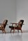 Danish Modern Ge-240 Lounge Chairs in Oak attributed to Hans J. Wegner for Getama, 1955, Set of 2, Image 8
