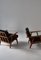 Danish Modern Ge-240 Lounge Chairs in Oak attributed to Hans J. Wegner for Getama, 1955, Set of 2 13