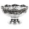 Punch Bowl grande placcato in argento con decorazione floreale, anni '80, Immagine 1