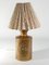 Lampe de Bureau en Céramique Vernie Dorée par Bitossi pour Bergboms, 1970s 2