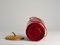 Mid-Century Modern Ruby Red and Gold Ice Bucket from Luxium, France, 1970s, Image 10