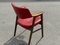 Elbow Armchair in Original Red Leather by Erik Kirkegaard for Hong Möbelfabrik, 1965, Image 4